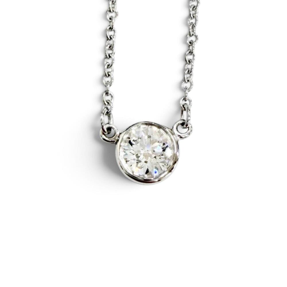 TIFFANY & CO. Silver Diamond Necklace
